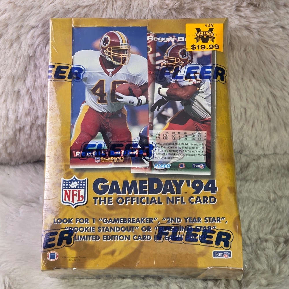 1994 Fleer Gameday NFL Football Cards Factory Sealed Wax Box 36 Packs